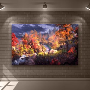 تابلو دکوراتیو پارچه ای کد 229